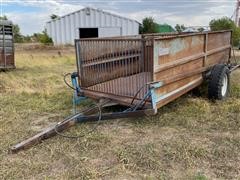 Brehmer Hydraulic Lift Livestock Transport Trailer 