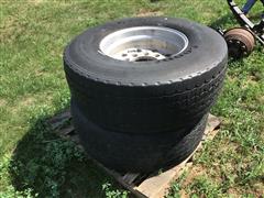 Goodyear 425/65R22.5 Super Single Tires & Rims 