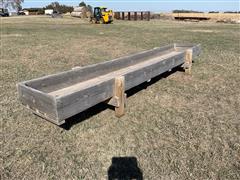 Wood Feed Bunk 