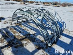 Behlen Galvanized Round Bale Feeder 