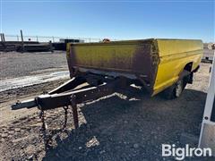 Homemade Pickup Box Utility Trailer 