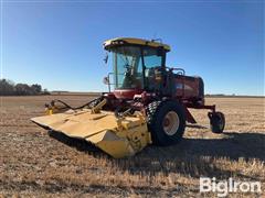 2009 New Holland H8060 Self-Propelled Windrower W/Discbine Head 