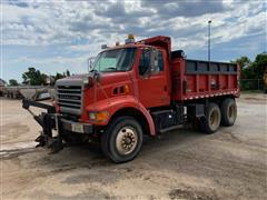 2001 Sterling LT7500 T/A Dump Truck W/Snow Plow 