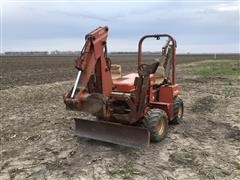 DitchWitch 3500DD 4x4 Trencher W/Backhoe & Backfill Blade 