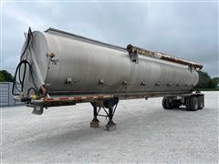 2002 Warren AT-40-SR9 40' Aluminum T/A Bulk Feed Trailer 