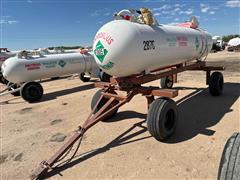 1,000-Gallon NH3 Tank On Running Gear 