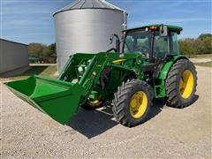 2015 John Deere 5075M MFWD Tractor W/Loader 