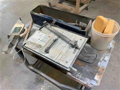 7” Tile Saw W/Tools & More 