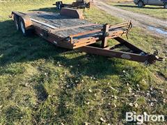 2002 PJ TD202 20' Tiltbed T/A Flatbed Trailer 