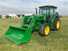 2021 John Deere 5100E MFWD Tractor W/Loader 