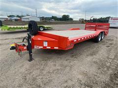 2023 Midsota STWB22 T/A Flatbed Trailer 