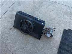 Mobile AC Condenser W/Fan & AC Compressor 