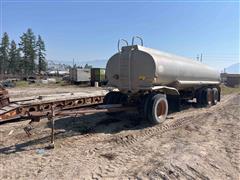 1961 Beall 3PSIG T/A Tanker Trailer W/Dolly 