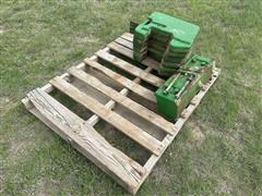 John Deere Suitcase Weights & Bracket 