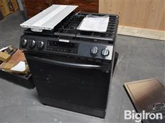 Samsung Stove Top Gas Oven W/Range Hood 