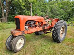 1949 Allis-Chalmers WD 2WD Tractor W/Rear Blade 