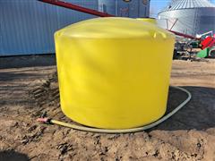 1500 Gallon Poly Dome Storage Tank 