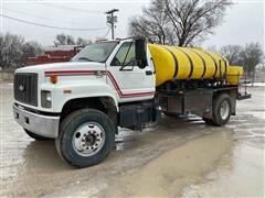 2000 Chevrolet C7500 S/A Liquid Fertilizer Tender Truck W/1,600-Gallon Tank 