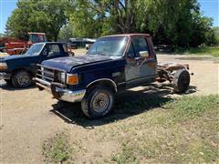 1989 Ford F250 XLT Lariat 4x4 Cab & Chassis 