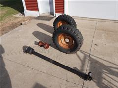 Small 1000 PTO Shaft & 4 Bolt Tires, Rims & Hubs 