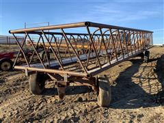 Shop Built Hay Feeder Wagon 