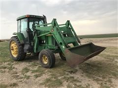 1997 John Deere 7210 2WD Tractor W/Loader 