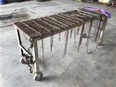 Portable Shop Table W/Chain & Poly Slings 