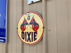 Metal Dixie Sign 