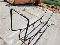 Shop Built Steel Pipe Firewood Rack 