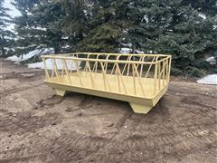 Double Bale Hay Feeder W/Trough 