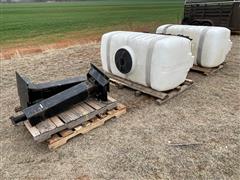 300 Gallon Saddle Tanks W/Brackets 