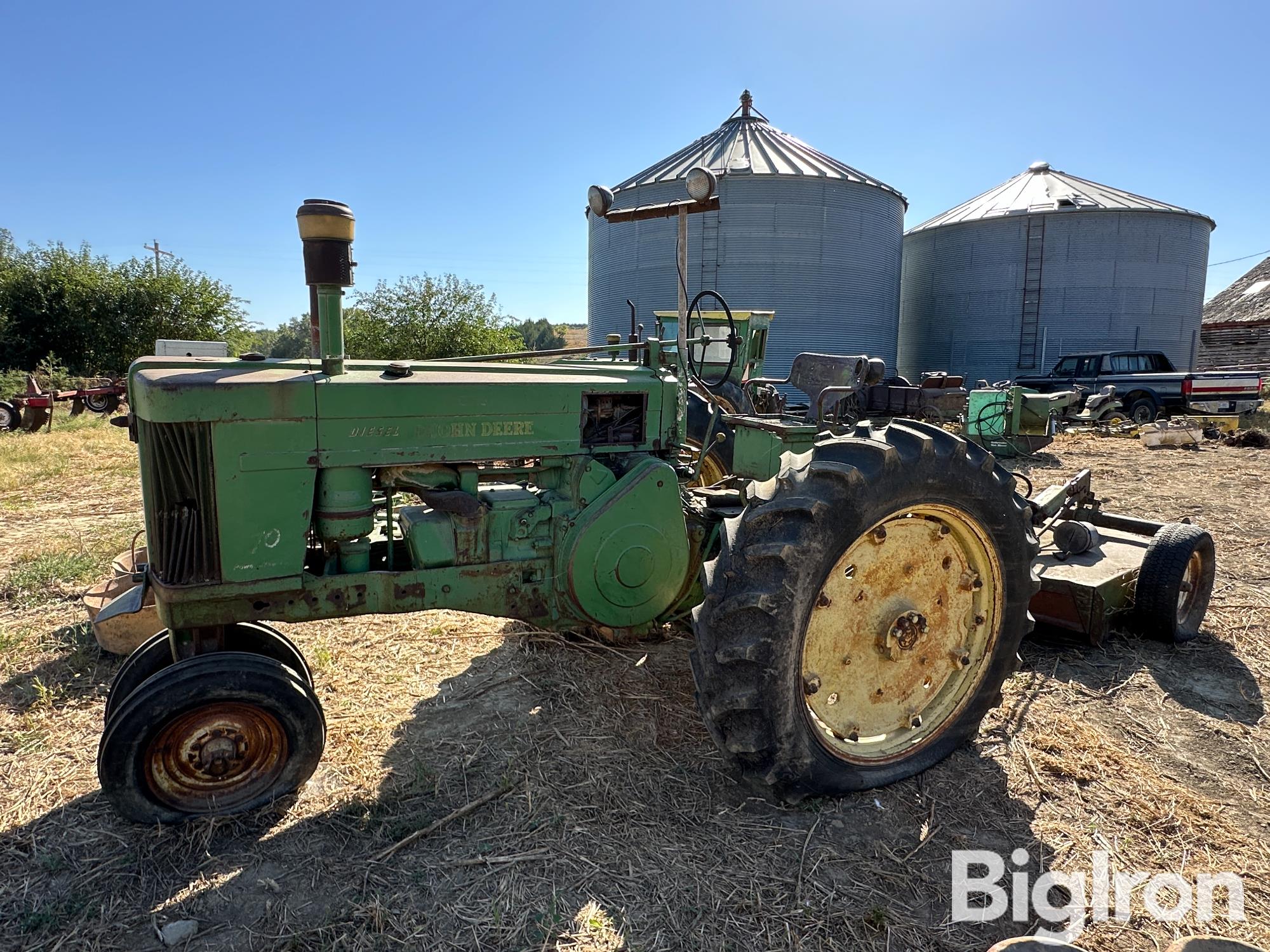 1956 John Deere 70 2WD Tractor W/207 Pull-Type Mower 