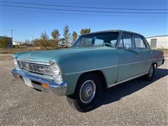 1966 Chevrolet Nova II 4 Door Hard Top Car 