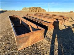 Open Bottom Steel Feed Bunks 