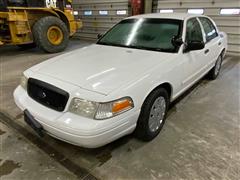 2009 Ford Crown Victoria Flex Fuel 4-Door Police Car 