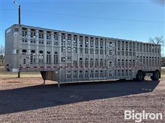 2009 Wilson PSDCL-402HP T/A Livestock Trailer 