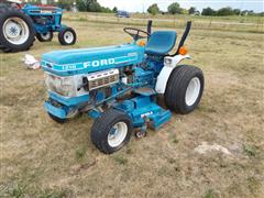 1986 Ford 1210 Compact Utility Tractor W/Mower Deck 
