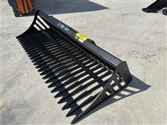 2022 Greatbear 84” Rock Bucket Skid Steer Attachment 