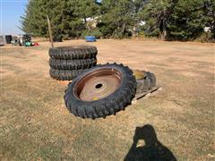 Farm Boy 11.2-38 Sprinkler Tires On Rims 