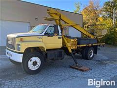 1996 GMC TopKick w/ Elliot HiReach Aerial Platform Boom Truck 