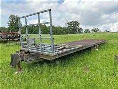 Tri/A Steel Flatbed Hay Trailer 