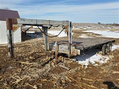 T/A Gooseneck Flatbed Trailer 