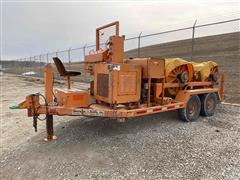 2003 Shertzer PLW-180-4HBT 4-Drum S/A Tensioner/Puller Trailer 