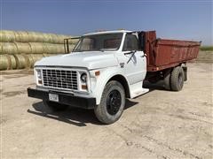 1969 GMC 5500 S/A Grain Truck W/Freeman Side Dump Box 