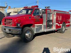 2000 GMC C7500 S/A Pumper Truck 