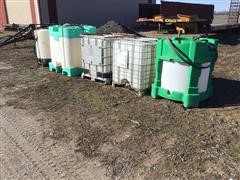 Plastic Totes W/ Pumps 