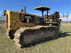 Caterpillar D9 Track Tractor W/Bron DL 750 Tile Plow 