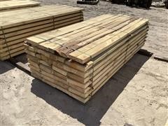 Ponderosa Pine Rough Cut Lumber Bundle 