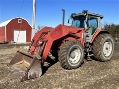 1992 Massey Ferguson 3660 MFWD Tractor w/ Loader 