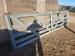 16' Galvanized Livestock Gate 